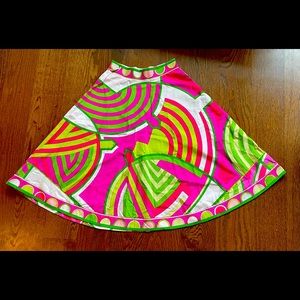 Vintage Pucci Geometric Skirt A-line size XS